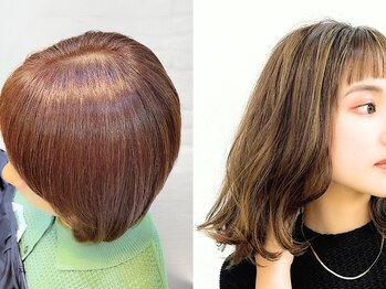 ジプソ 池袋西口(Gypso)の写真/品のある大人ハイライト、白髪を活かした上品カラーで若見えスタイルをご提案。