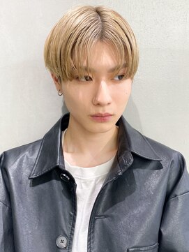 パークレーン アイス イヴェン アネックス(PARK LANE ICI yeven.anx) 春の大人ブリーチ◎センターパートで清潔感ハイトーンYUKI