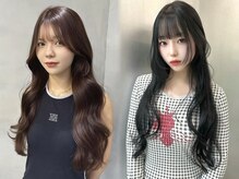 顔周りレイヤーカット×縮毛矯正でいつでも可愛い顔周りをキープ![栄/髪質改善/ダブルカラー/学割U24]