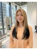 ヨシンモリ風エンドカラーロング