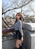 シックス バイ インク 渋谷(SIX by INK.)&nbsp;ダークブルー/デジタルパーマ/ワンホンレイヤー[渋谷]