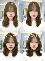 アフロートリノ(AFLOAT Leino)&nbsp;朝3分で簡単かわいい◎韓国ミディアムレイヤー