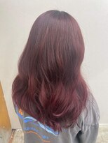リフトバイマグ 松本駅前店(lift by mag) 20代30代40代ピンクアッシュ髪質改善カラー艶感ストレート