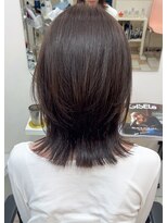 ヘアーサロンアンク(hair salon anc)&nbsp;カットラインで作る外ハネくびれレイヤー