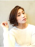 ☆大人カワイイ☆うざバング外はねショート☆