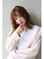 デコラージュ(Decollage)&nbsp;ふんわりピンクブラウンヘアー