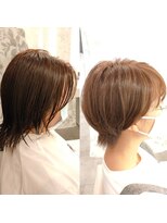 パシフィックダズールバトン(Pacific Dazzle baton)&nbsp;丸みのあるショートレイヤースタイル神戸垂水明石おすすめ