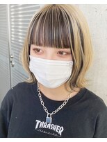 ガルボ ヘアー(garbo hair)&nbsp;#インナーカラー#デザインカラー#下村カラー#ボブ