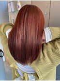 【EIGHT 豊崎】お客様スタイル ナチュラルレッド