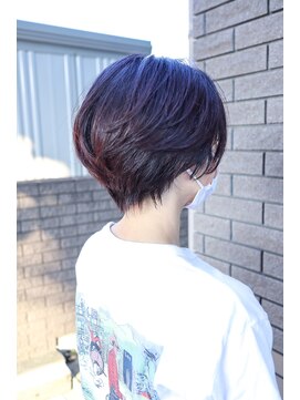 クラス(CLASS) 大人可愛い抜け感前下がりショート☆ナチュラルベージュ