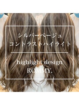 ロミー 本厚木(ROMMY.) 憧れのデザインカラー☆色気シルバーベージュROMMY.田中