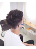ブルーアッシュ×メンズショート【イシマル】