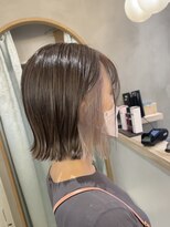 ロンドアジュール 横浜(Lond azur)&nbsp;切りっぱなしボブ×【インナー】シルバーグレージュ