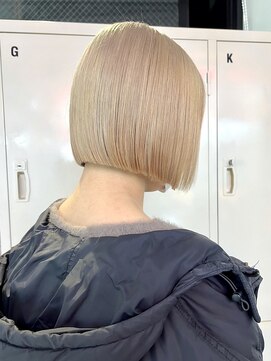 シェイト(ciate) ダブルカラー/ホワイトベージュ/ブリーチ/ケアブリーチ/山口/萩