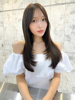 シーシンジュク 新宿南口(Sea shinjuku)&nbsp;大人ガーリー×ダークアッシュ[似合わせカット/ミディアム]