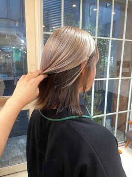 ネオリーブアイム 横浜西口店(Neolive aim) アンブレラカラー インナーカラー【横浜】