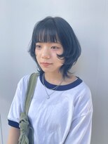 カリーナコークス 原宿 渋谷(Carina COKETH) ウルフカット/ブルーブラック/インナーカラー/ダブルカラー