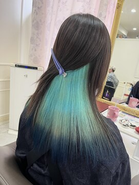 ファクトリーファイブ(Factory5) 【Factory5きた】インナーターコイズ×裾ブルー