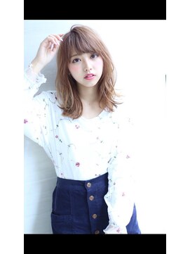 オーロ 千里山店(ORO) 20代30代40代50代美髪ピンクブラウン切りっぱなしボブショート