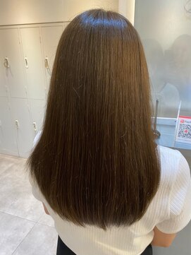 ジーナ 船橋(Zina) 髪質改善*ロングレイヤーグレーベージュ*美髪【Zina船橋】