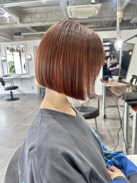 ホリー(HOLLY) オレンジ×ミニボブ