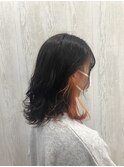 インナーカラー×オレンジ【TELA  HAIR 板橋店】