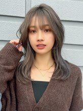 ニューヨークニューヨーク マザーズ イオン大日店(NYNY Mothers) 顔周りレイヤー × グレージュ
