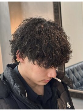 バース バイ ハピネス(BIRTH by happiness) ツイストスパイラルパーマツイストパーマメンズマッシュパーマ