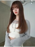 艶髪ストレート ロングレイヤー