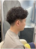癖毛風パーマ×マッシュ 簡単スタイリング 似合わせカット