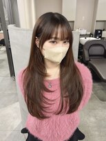 ジエクト カナウ(The Ect canow)&nbsp;レイヤーカット前髪髪質改善小顔ヘア顔周りカット前髪ロングヘア