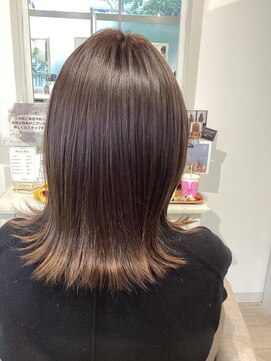 フランヘア 新宮店(Flan hair) 伸ばしかけでも綺麗なデザインを