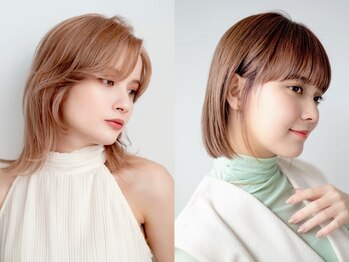 アルーシェウィズスカイ 原宿(Alushe with Sky)の写真/【丁寧な施術が◎】Cut＋フルカラー＋3stepTOKIOトリートメント¥9990[原宿/表参道/ボブ/ショート]