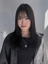 アグ ヘアー アイラ静岡店(Agu hair aila)&nbsp;柴田　ブルーブラック×レイヤーカット