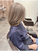 白髪ぼかし80%グレージュ