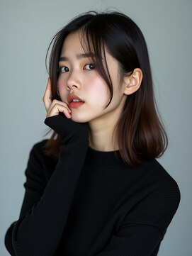 エレクシィ(ELEXY) ダークブラウン ロブスタイル