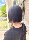 切りっぱなしボブ