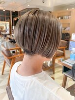 バブ バイネオリーブ(Bab by neolive)&nbsp;ショートボブ/似合わせカット/ホワイトグレージュ/ハイライト