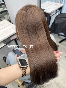 フォンズ(FONS) マロンベージュ マロンブラウン ブリーチなし