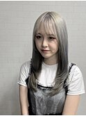 スモーキーグレー×シルバー
