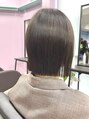 アヴァンス 難波店(AVANCE.)&nbsp;切りっぱなしボブはお手入れ簡単なのに可愛くなれます！