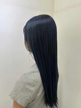ウタ(uta) #ブルーブラックカラー#ダブルカラー#一回ブリーチあり