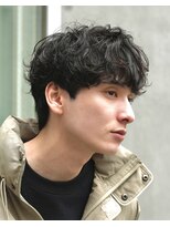 レタッチ バイ フィフス 天神大名(RETOUCH by fifth) 天神大名シャドウパーマメンズカットシースルーマッシュ30代