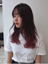 【毛先にかけて抜け感♪人気のカラー】カット＋カラー＋グラデーションカラー＋前処理トリートメント¥7900