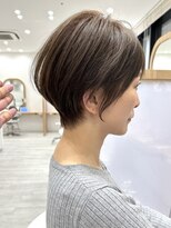 アドラーブル ココロ 新潟(adorable CoCoLo)&nbsp;【透明感】40代50代60代ひし形ショート◎白髪ぼかしハイライト