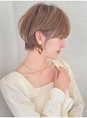 ショートボブ髪型30代40代50代前髪あり前髪なし面長丸顔【荒牧】