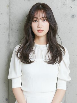 シースルーバング/ロングレイヤー