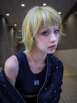 ギークス(GEEKS)&nbsp;【GEEKS渋谷】ハッシュボブ/デザインカラー/冬カラー/ボブウルフ