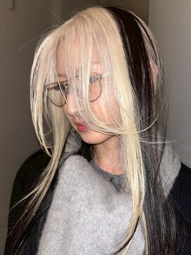 ハコ プラス(HACO+) 【Haco+】Miina_メッシュカラー_ダブルカラー