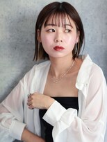 ルー ハナレ(Luu HANARE)&nbsp;ぱつっとボブ/透明感カラー/暖色カラー/髪質改善/神戸/岡本